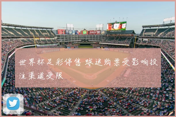 世界杯足彩停售 球迷购票受影响投注渠道受限